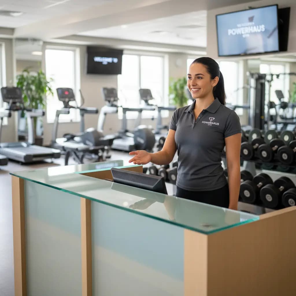 Gym receptionist